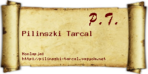 Pilinszki Tarcal névjegykártya